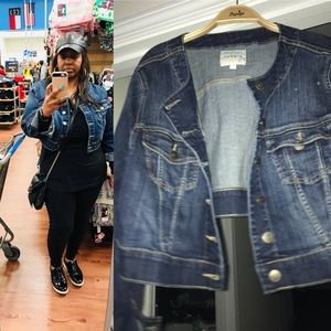 Jean Crop Jacket